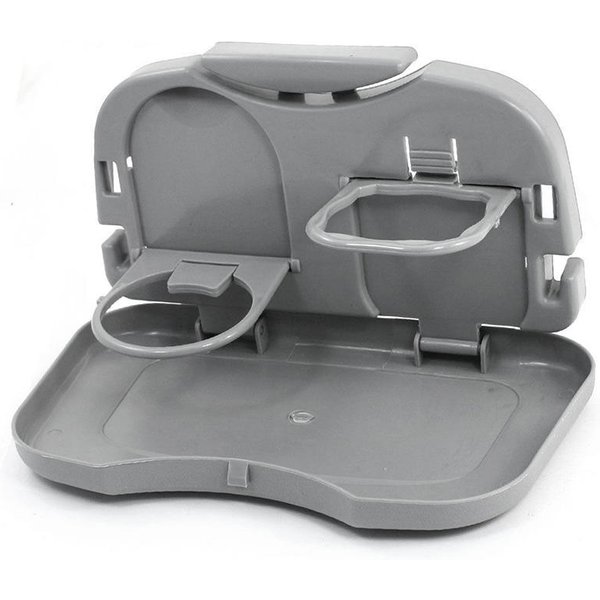 Mesa Plegable Para Asiento Trasero De Coche, Soporte Para Bebidas, Comida, Vasos, Bandeja, Escritorio Gris-image