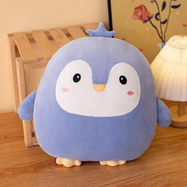 40Cm Peluche Suave PingüIno Cerdo Conejo Panda Cangrejo Kawaii Animal De ZoolóGico Almohada De Peluche Suave MuñEco De Peluche Regalo De CumpleañOs Para NiñOs 40Cm-image