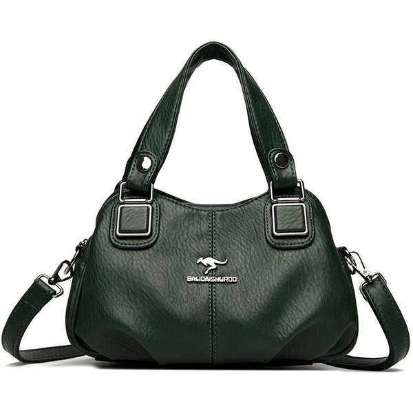 Bolso Cubo De Moda Nuevo Para Mujer Con Textura Retro Bolso De Hombro Cruzado Bolso De Mano De Gama Alta Cesta De Comida Bolso De Madre-image