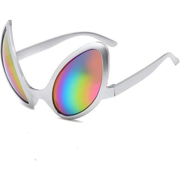 ŚMieszne Kosmici Kostium Okulary Rainbow Soczewki Et Okulary Halloween Party Rekwizyty Multikolor-image