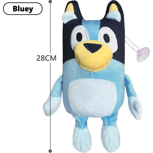 Pluszowe Zabawki Bluey 28CM Bingo Bandit Chilli Figurka Anime CzłOnkowie Rodziny Pluszowe Zabawki Lalki Model Prezenty Dla Dzieci-image