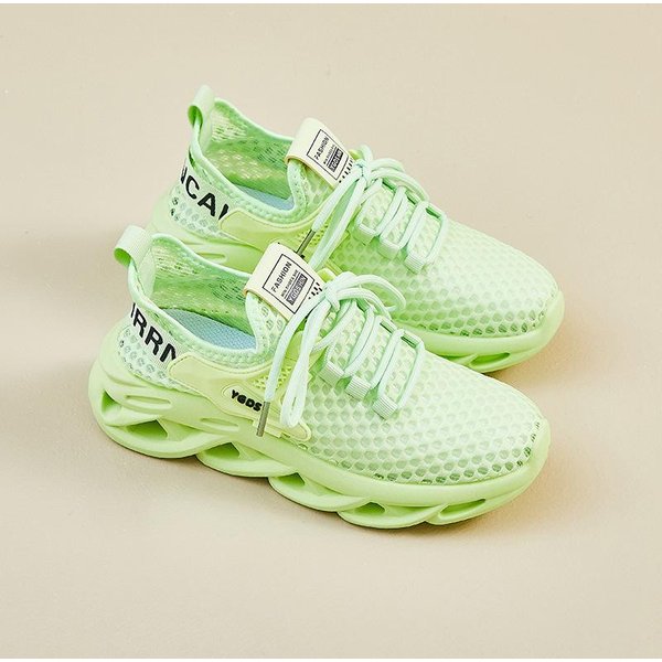 Nowe Letnie Buty Tkane Na Muchę KoreańSkie Sportowe Damskie Siateczkowe OddychająCe Studenckie Casualowe PłAskie Do Biegania 38 Beige-image