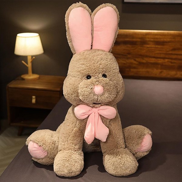 MuñEco De Conejo Grande Juguete De Peluche MuñEco De Conejo De Orejas Largas MuñEco De Trapo Puesto Regalo Creativo Para Mujeres 150Cm-image