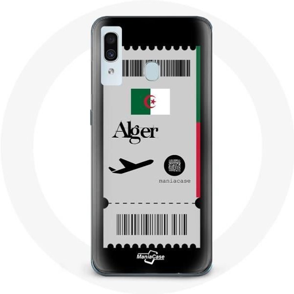 Funda Para Samsung Galaxy A40 Billete De AvióN Argelia-image