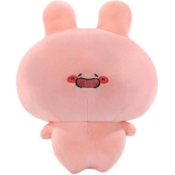 30/60 Cm Kawaii Asamimi Pluszowa Lalka Urocze Zabawki KreskóWkowy RóżOwy KróLik MięKka Poduszka Do Przytulania Dekoracja Domu Prezent Urodzinowy Dla Dziewczynki 60Cm-image
