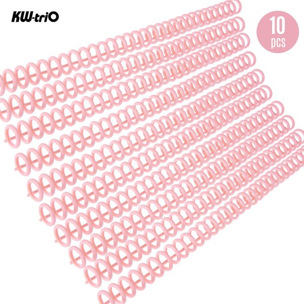 Kw-Trio Carpetas De Hojas Sueltas De PláStico, 10 Uds., 30 Agujeros, EncuadernacióN Con Anillas, Peines, Capacidad De 85 Hojas Para 10Pcs Gris-image