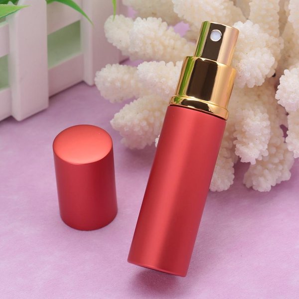 10Ml Butelka Na Perfumy Wielokrotnego UżYtku PrzenośNy Pusty Atomizer Do Perfum Z Pompką Do Balsamu Srebrny-image