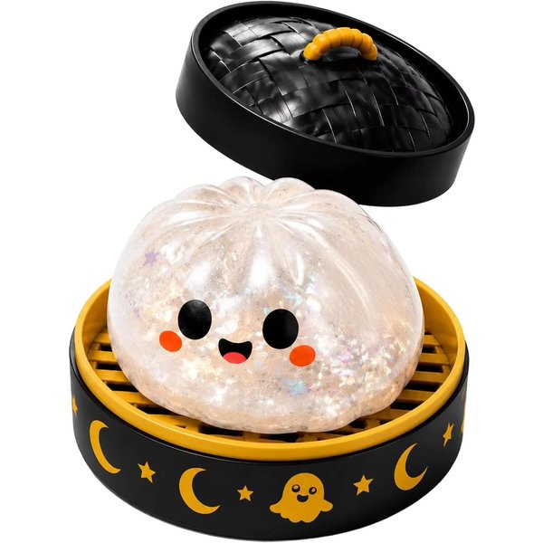 Nowa Halloweenowa PierożKowa Zabawka Do śCiskania Squishy, Urocza, Powoli WracająCa Do KształTu Zabawka Sensoryczna Do łAgodzenia Stresu, MięKka Kawaii Halloweenowa Zabawka Fidget-image