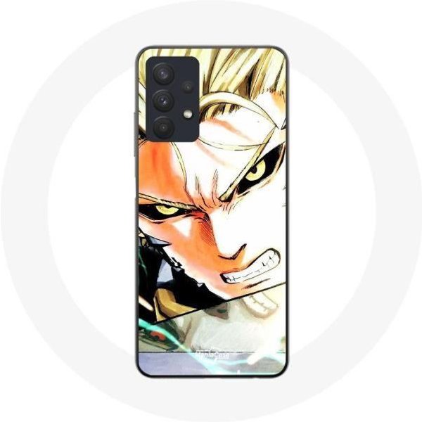 Funda Para Samsung Galaxy A32 5G - Anime - Genos One Punch Man - Flexible - Blanco - Unisex-image