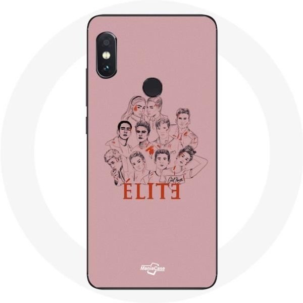 Funda - Xiaomi - Redmi Note 5 AI Dual Camera Elite - Flexible - Rosa - Logo Fanart-image
