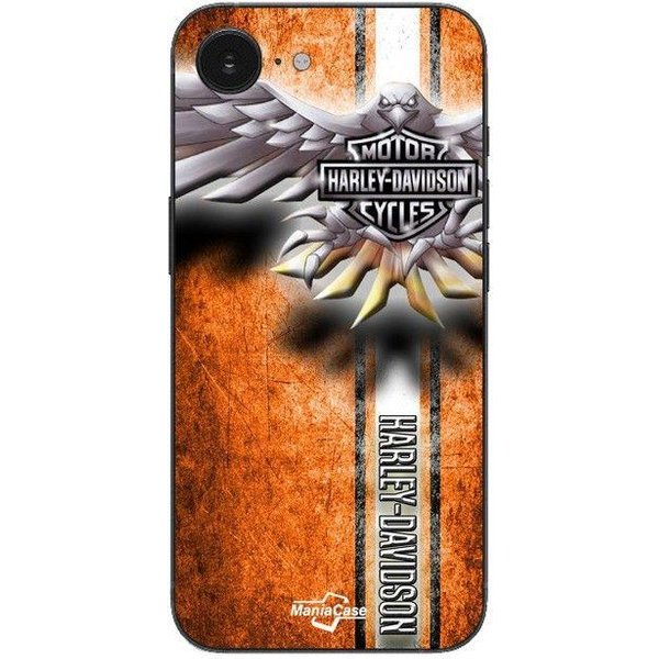 Funda Maniacase Para Iphone 16E Harley Davidson Motor ÁGuila Negro-image