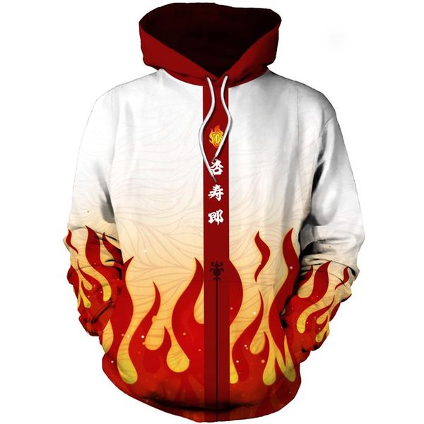 Anime Demon Slayer Kimetsu No Yaiba 3D Bluza Z Kapturem Bluzy Demon Slayer Agatsuma Zenitsu Tomioka Giyuu Cosplay MężCzyźNi PłAszcz StróJ S Beige-image
