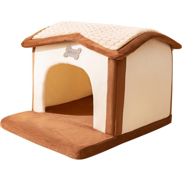 Casa Caseta Para Perro Cuatro Estaciones General Invierno CáLido Perro PequeñO Desmontable ExtraíBle MóVil Lavable Caseta Para Gato Suministros Para Mascotas S-image