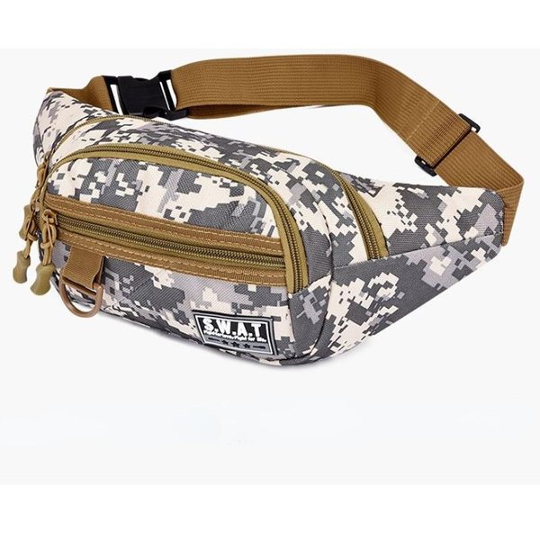 Bolso Diagonal Impermeable De Gran Capacidad, RiñOnera Para Exteriores, Resistente Para TeléFono MóVil Y Para Caja Registradora. One Size-image