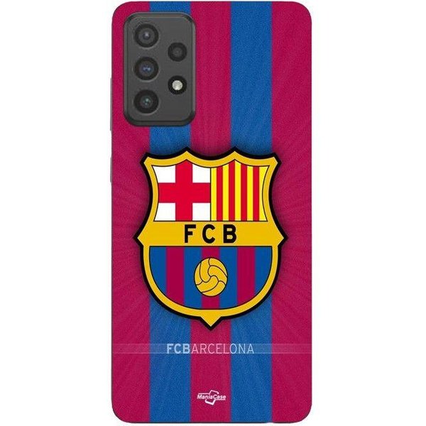 Etui Na Telefon - Maniacase - Samsung Galaxy A53 - Logo Fc Barcelona - Silikon Tpu - MięKkie Czarny-image