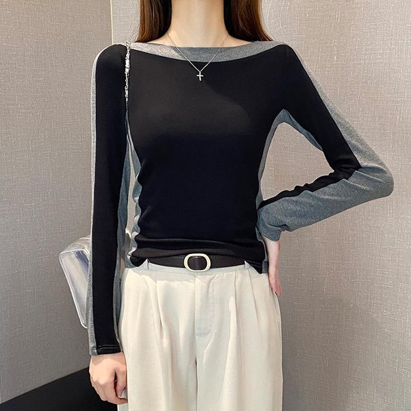 Camiseta De Manga Larga Para OtoñO E Invierno De Mujer, Ajustada, Abrasiva, Para Llevar Debajo, Con Top TéRmico Interior 4XL-image