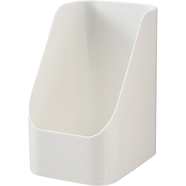 Caja De Almacenamiento De Escritorio Organizador De Maquillaje CosméTico De PláStico Caja Organizadora De Almacenamiento Para BañO Almacenamiento De Alimentos Blanco-image