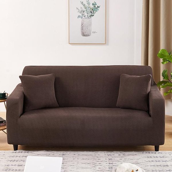 Funda Gruesa EláStica Para Sofá Funda Deslizante Para Sala De Estar Polar EláStico Funda Para SillóN De 1 2 3 4 Plazas Fundas Para Sofá De Esquina En Forma De L Para El Hogar 1-Seat 90-140Cm-image