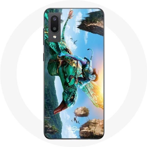 Funda - Maniacase - Samsung Galaxy A02 - Negro - Flexible - Avatar Neytiri Negro-image