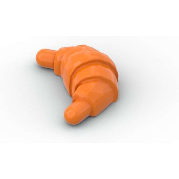 MOC 10 Piezas 33125 Bloques De ConstruccióN De Croissants Con Extremos Redondeados Idea De Pan Comida Piezas De Ladrillos Rompecabezas Juguetes Regalos De CumpleañOs Para NiñOs-image