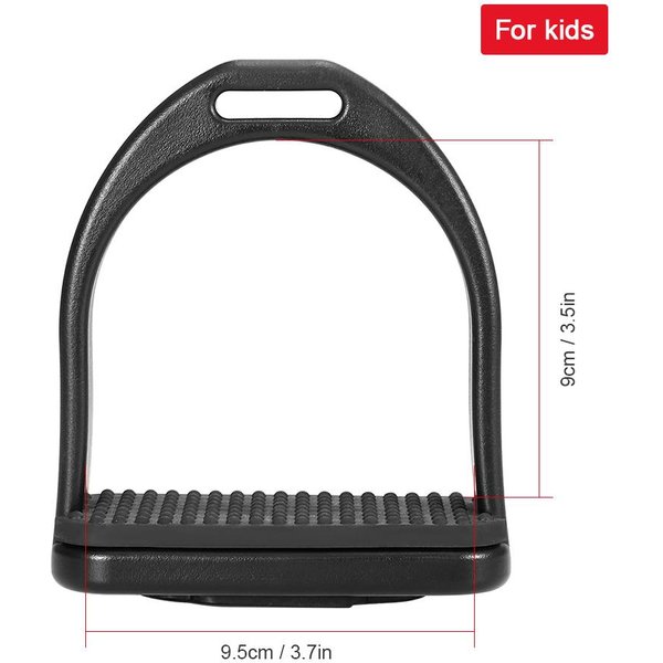 2 Szt. Strzemiona Do Jazdy Konnej Plastikowe SiodłO Dla Koni AntypośLizgowy Pedał Do Konia Super Lekki JeźDziectwo For Kids-image