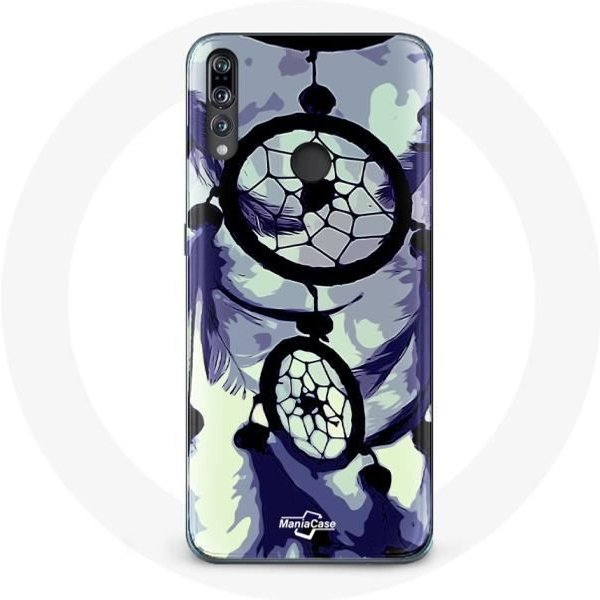 Funda Para Huawei P30 Lite AtrapasueñOs Morado Gris Y Negro-image