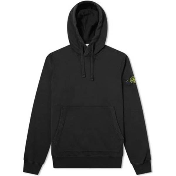 Sudadera Con Capucha Y CordóN Con Insignia De BrúJula Con Logo CláSico Stone Island Para Hombre Sudadera Negra 721564151-V0029 XL Black-image