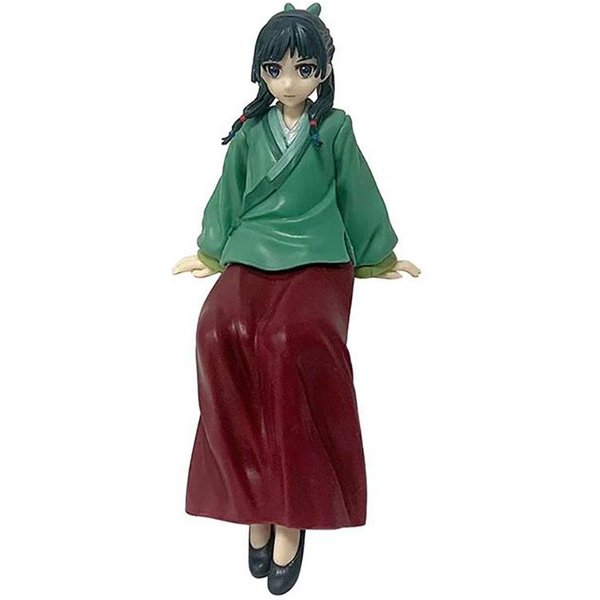 Anime PamięTniki Aptekarki Model 17Cm Maomi Figurka Akcyjna PVC Model Kawaii Dekoracja Samochodu Lalka Zabawki Dla Dzieci Prezent ŚWiąTeczny Blue-image
