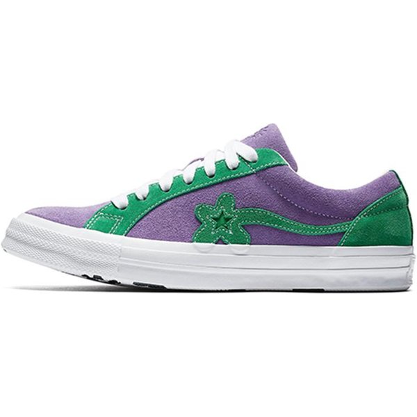 One Star Golf Le Fleur X One Star Converse Ox 'Purple Heart' 162128C 39.5 Blue-image