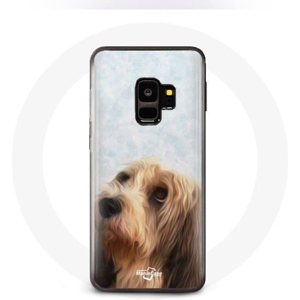 Funda - Maniacase - Samsung Galaxy S9 - Flexible - Negra - Petit Basset Griffon VendéEn-image