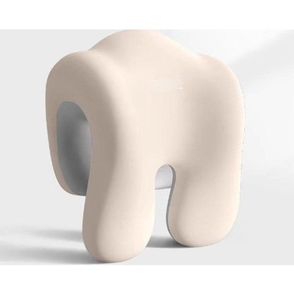 Komfortowy ZagłóWek Ergonomiczna Poduszka Na Szyję Do KrzesłA Biurowego Biuro BiałY-image