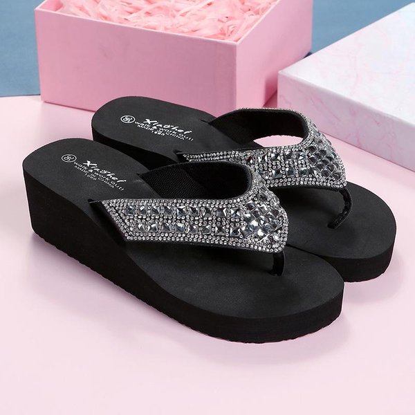 Chanclas De Plataforma Para Mujer Chanclas De Verano 2024 Zapatillas De BañO Zapatos De Playa Para Exterior Sandalias Ligeras Zapatillas De Diapositivas Zapatos De Mujer Para NiñA 40-image