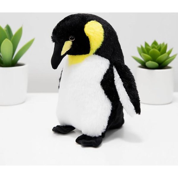 Peluche De PingüIno Esponjoso MuñEco Suave De PingüIno Emperador Juguete De Peluche De Ave AntáRtica Realista Almohada De Animal CóModa Regalo De CumpleañOs 35Cm-image