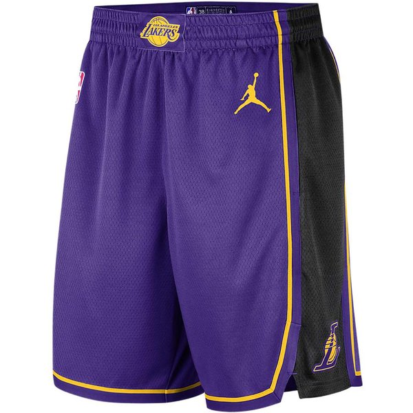 Jordan Dri-Fit MęSkie Spodenki Koszykarskie Swingman NBA Fioletowe 3XL-image