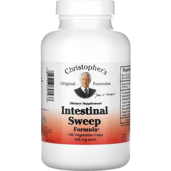 Christopher's Original Formulas, FóRmula Limpiadora De Colon, 625Mg, 180 CáPsulas Vegetarianas-image
