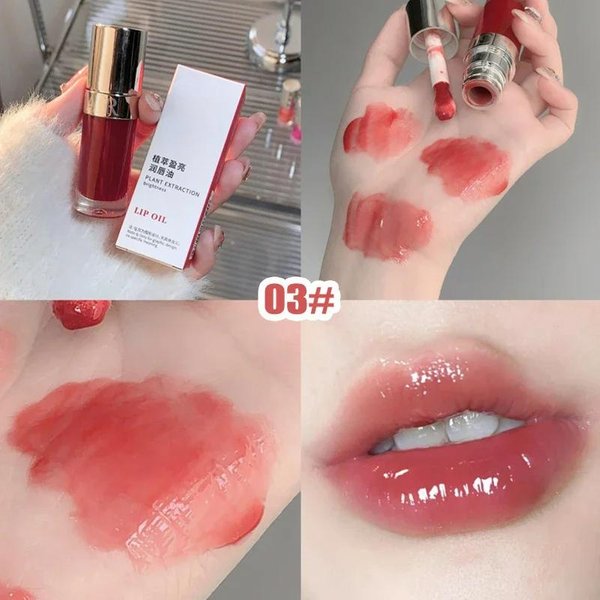 Aceite De Labios De Gelatina, Hidratante, Transparente, Brillo De Labios, Maquillaje, LáPiz Labial LíQuido Nutritivo, Cuidado Hidratante De Labios-image