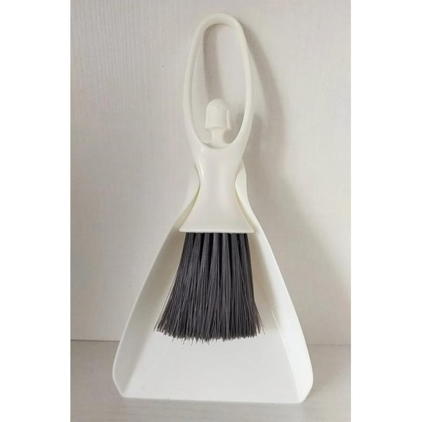 Juego De Recogedor De Escoba PequeñA, Mini Escoba, Cepillo Para Limpieza De Escritorio, Recogedor, Dispositivo De Limpieza De Teclado, Barrido De Polvo PequeñO 1 Set Blanco-image
