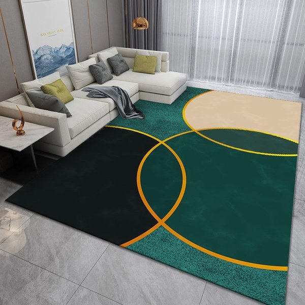 Dywan Light Luxury Dywan Do Salonu DużY Obszar Nowoczesny Minimalistyczny Dywanik Na PodłOgę Do Sofy Stolika Kawowego I Sypialni Dekoracja Domu 40X60Cm-image