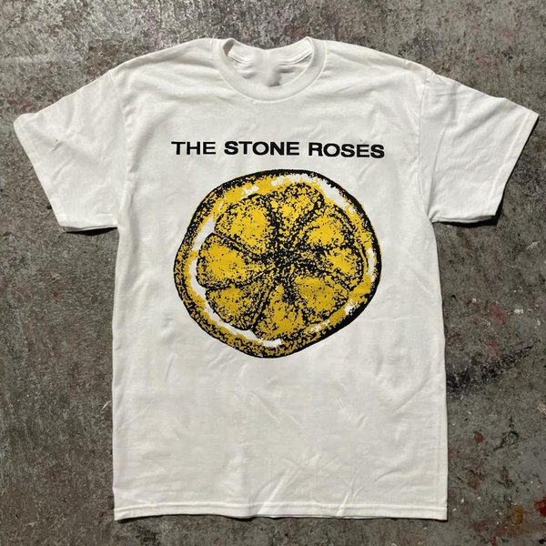 Rara Camiseta Unisex The Stone Roses AñOs 90 The Lemon Anthology Blanca S-5XL Camiseta Unisex M-image