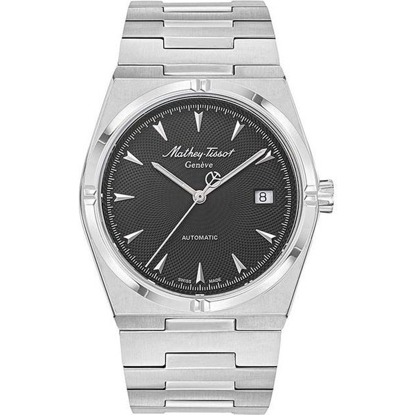 Reloj AutomáTico Mathey-Tissot Zeus H118ATAN De Acero Inoxidable Con Esfera Negra Para Hombre-image