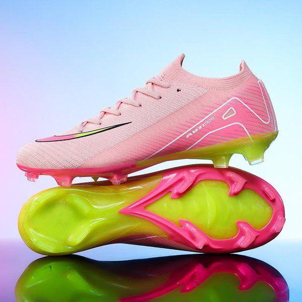 Nowe MęSkie Buty PiłKarskie AntypośLizgowe Buty Do PiłKi NożNej Korki Na Trawę Wysokie Sneakersy Do Futsalu Wysokiej JakośCi Meczowe Halowe GorąCy Hit Outdoorowe 36-image