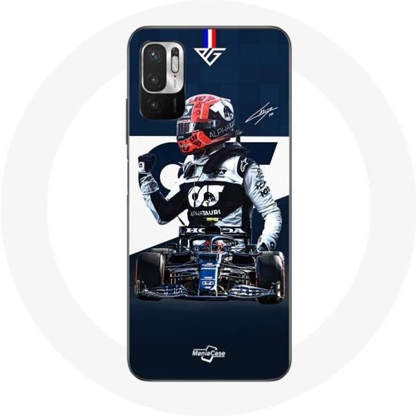Funda - Maniacase - Xiaomi Redmi Note 10 5G - FóRmula 1 - Max Verstappen - Flexible Azul-image