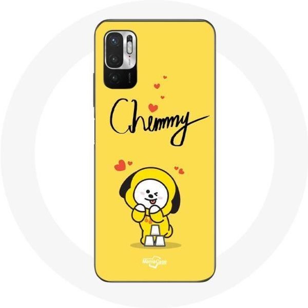 Funda Para Xiaomi Poco M3 Pro BTS Bangtan Boys BT21 Chimmy Jimin Fondo Amarillo-image