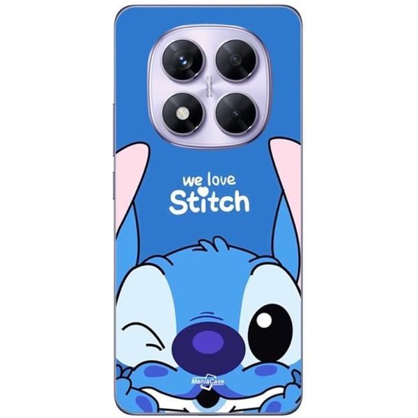 Coque - Maniacase - Xiaomi Redmi Note 14 Pro 5G - Stitch - Souple - Bleu Niebieski-image