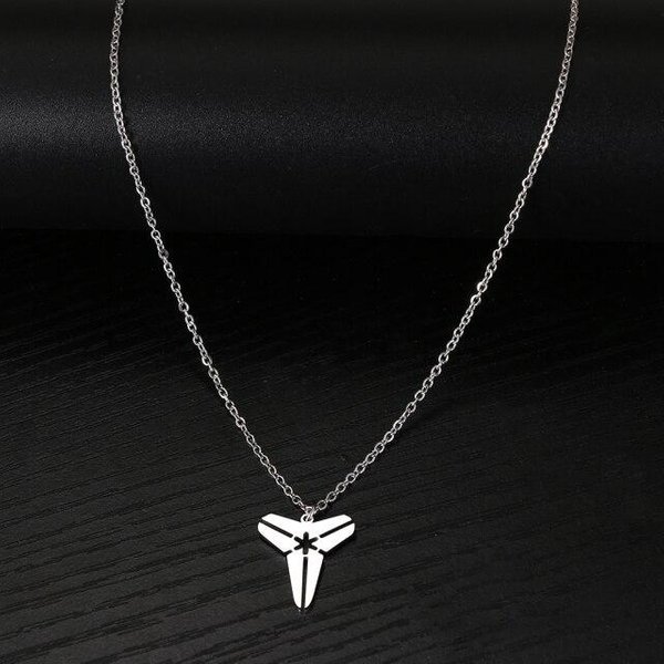 Naszyjniki Ze Stali Nierdzewnej Symbol Anime Gotycki Wisiorek ŁAńCuszek Choker Amulet Modny Naszyjnik Dla Kobiet BiżUteria Hip Hop Impreza Prezenty 45Cm Srebro-image