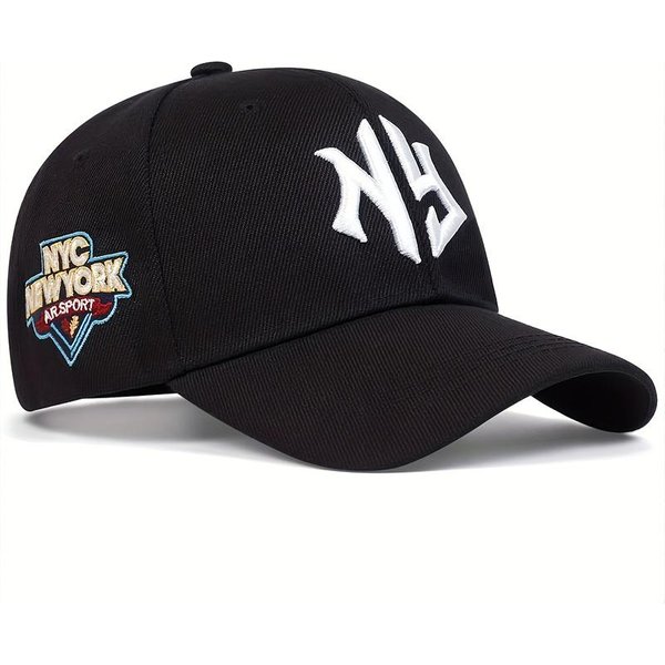 Gorras De BéIsbol Bordadas Nyc New York AlgodóN Snapback Moda Deportivas Hip Hop Gorras Trucker Sombreros De Sol De Verano Para Exteriores Garros Black-image