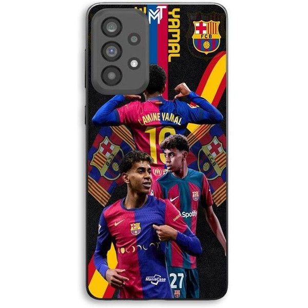 Funda Para Samsung Galaxy A73 Lamine Yamal FC Barcelona Fondo De Pantalla Maniacase Negro-image