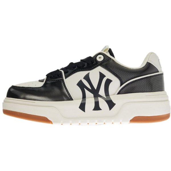 MLB Chunky Liner 24SS New York Yankees Zapatillas Que Aumentan La Altura CóModas VersáTiles Amortiguadoras Duraderas De CañA Baja Zapatos De Skate 3ASXCLH3N-50BKS 38.5 Black-image