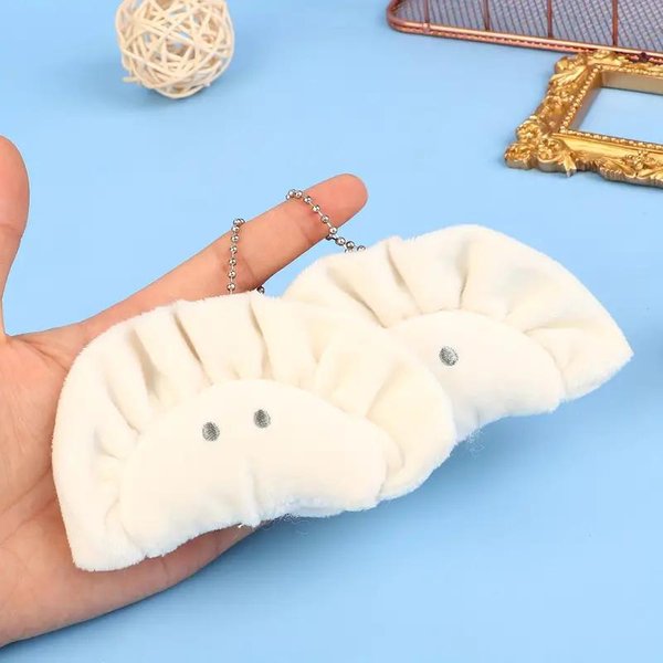 KreskóWkowy Pluszowy PierożEk Zabawny MięKki Wypchany Pluszowy Zabawka Mini Torba Brelok Uroczy Dodatek Do Kluczy I PlecakóW-image