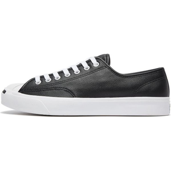 Zapatillas Unisex Converse Jack Purcell Low Negras Blancas 164224C 35 White-image